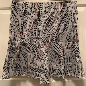Black, white, and pink skirt size 12